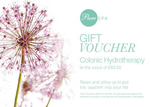 Colonic Hydrotherapy Gift Voucher